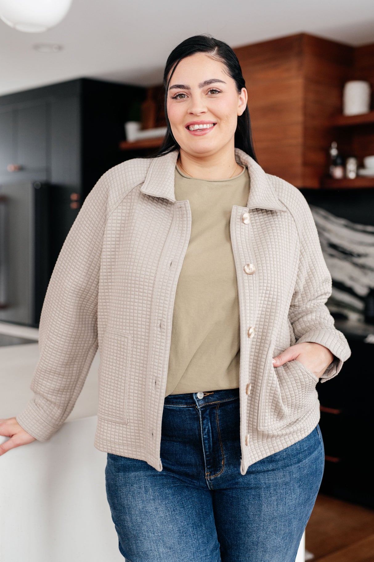 Mi mejor oferta: Chaqueta acolchada con textura