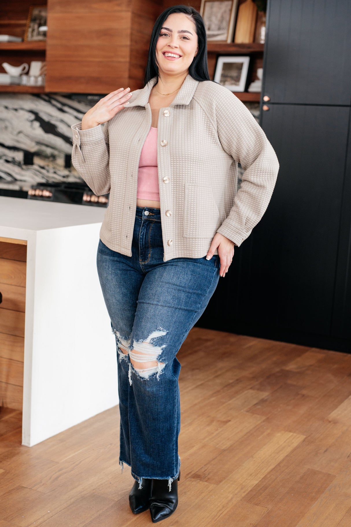 Mi mejor oferta: Chaqueta acolchada con textura