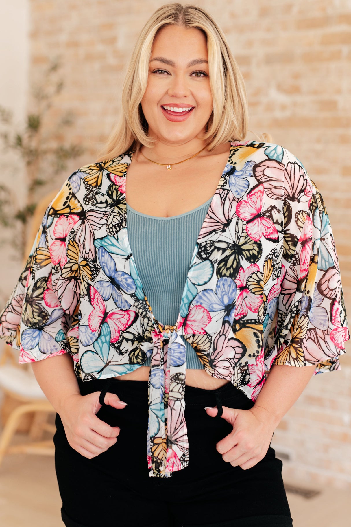 Blusa con lazo delantero My Darling Valentina