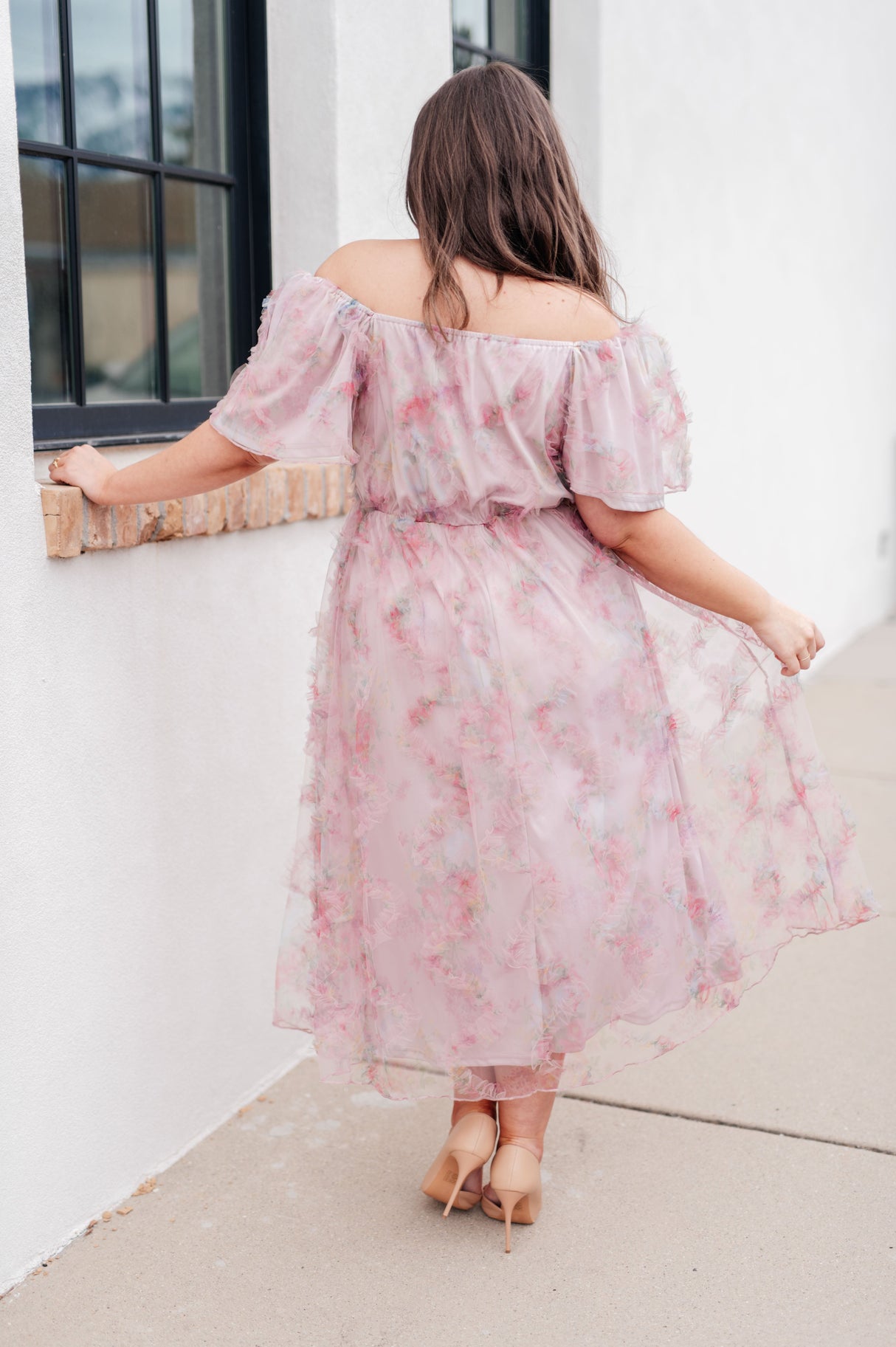 Vestido de mangas onduladas de My Little Songbird