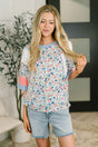 My Version Of Love Color Block Top