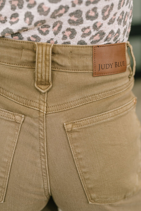 Nancy High Waist Wide Leg Ankle Jean with Vintage Front Yoke