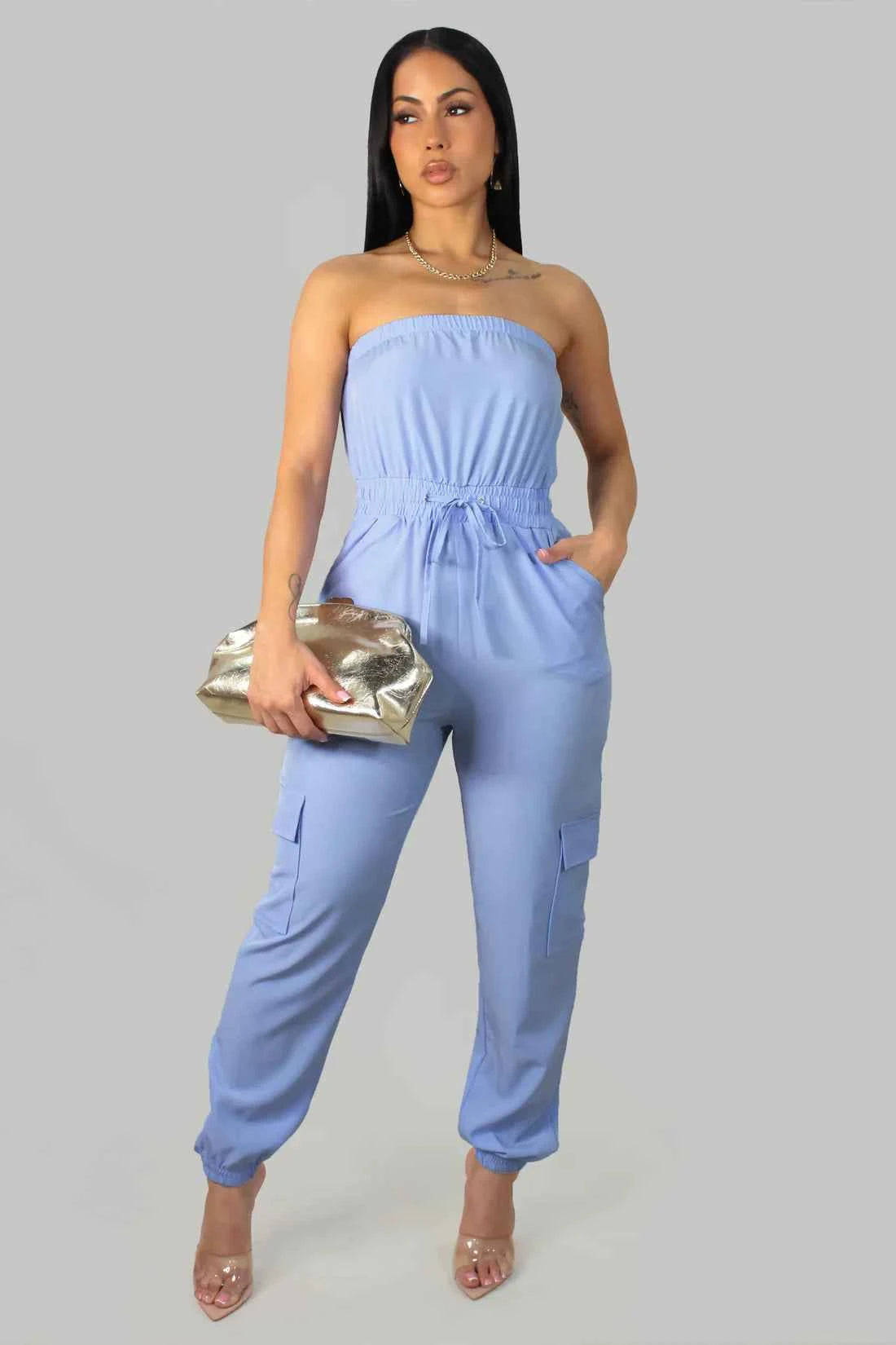 Nancy's Jumpsuit - Blue