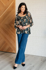 New Beginnings Square Neck Blouse - Liarian Unlimited Boutique
