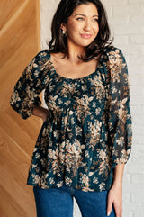 New Beginnings Square Neck Blouse - Liarian Unlimited Boutique