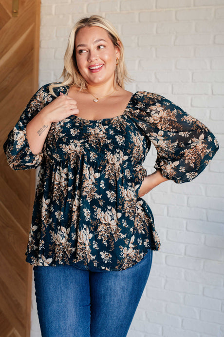 New Beginnings Square Neck Blouse - Liarian Unlimited Boutique