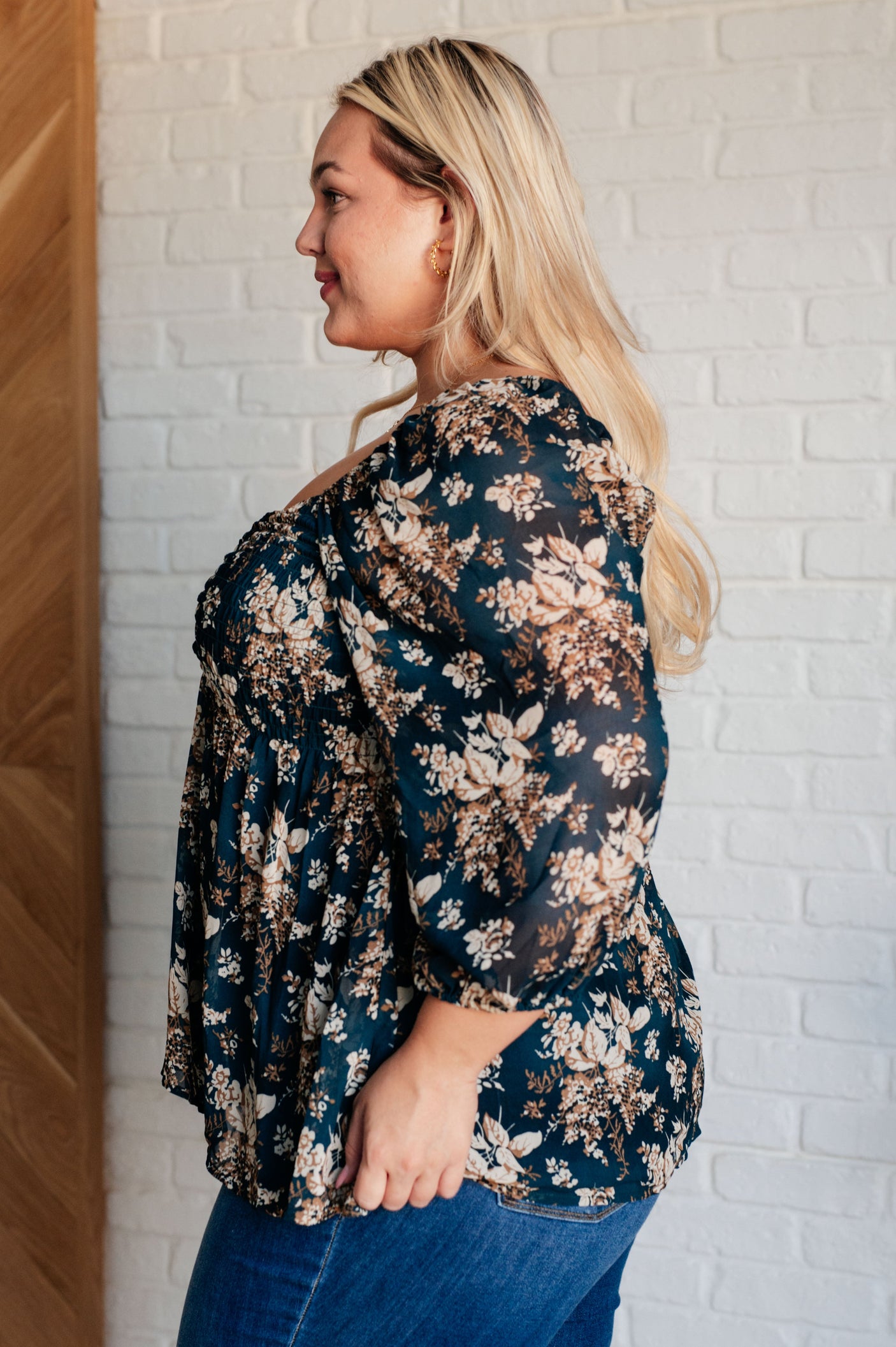 New Beginnings Square Neck Blouse - Liarian Unlimited Boutique