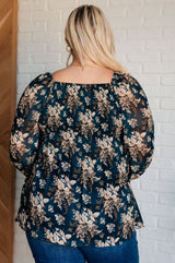 New Beginnings Square Neck Blouse - Liarian Unlimited Boutique