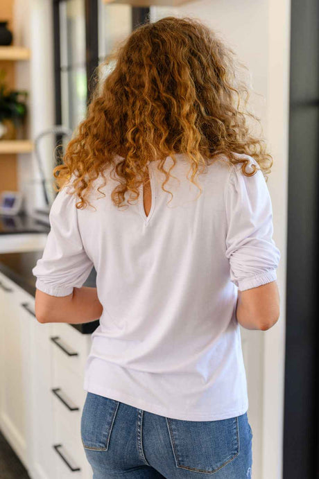 New Days Ahead White Blouse - Liarian Unlimited Boutique