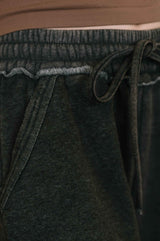 Nights Like This High Waist Palazzo Sweats in Ash Black