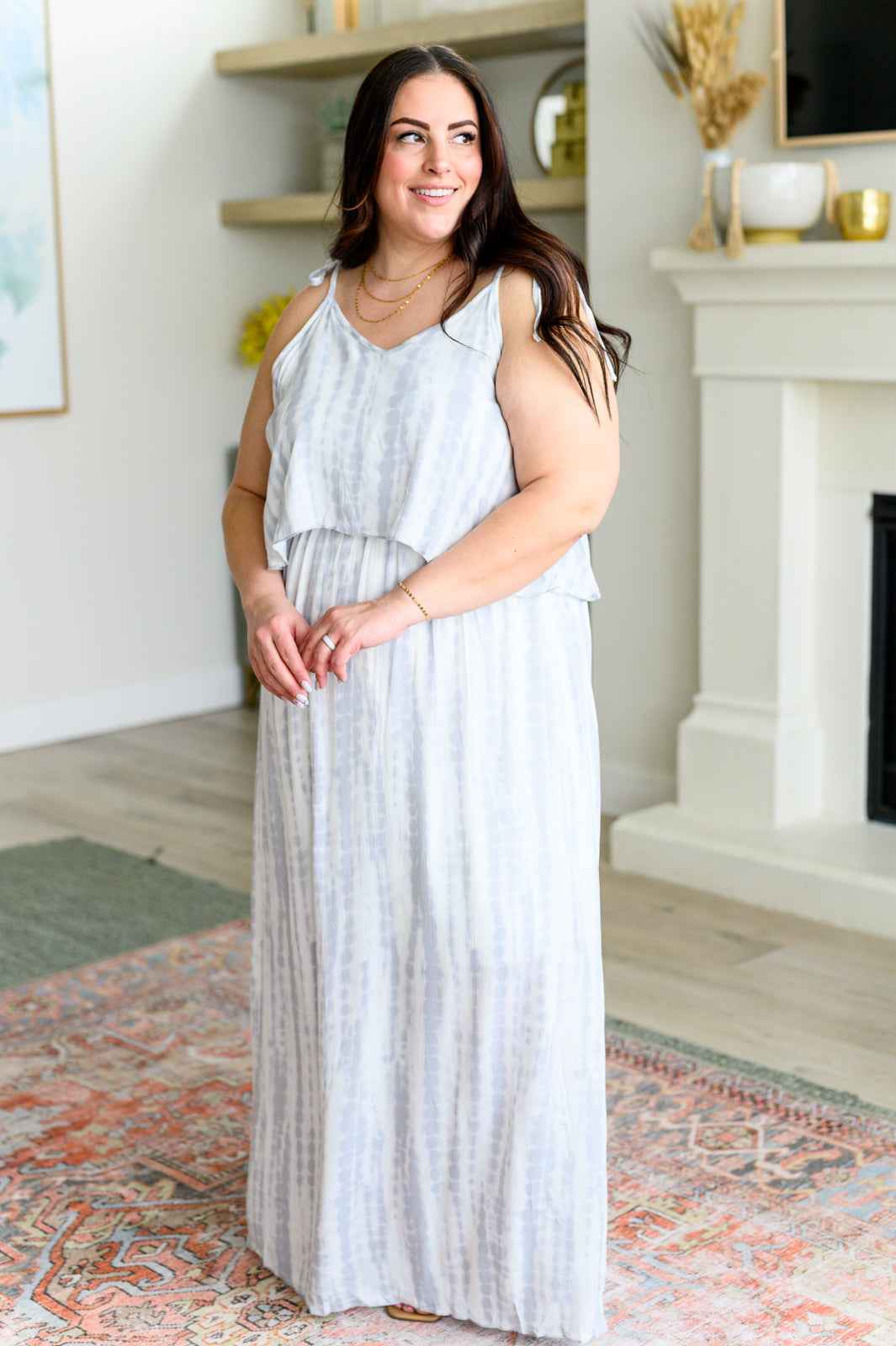 No More Grey Skies Maxi Dress - Liarian Unlimited Boutique