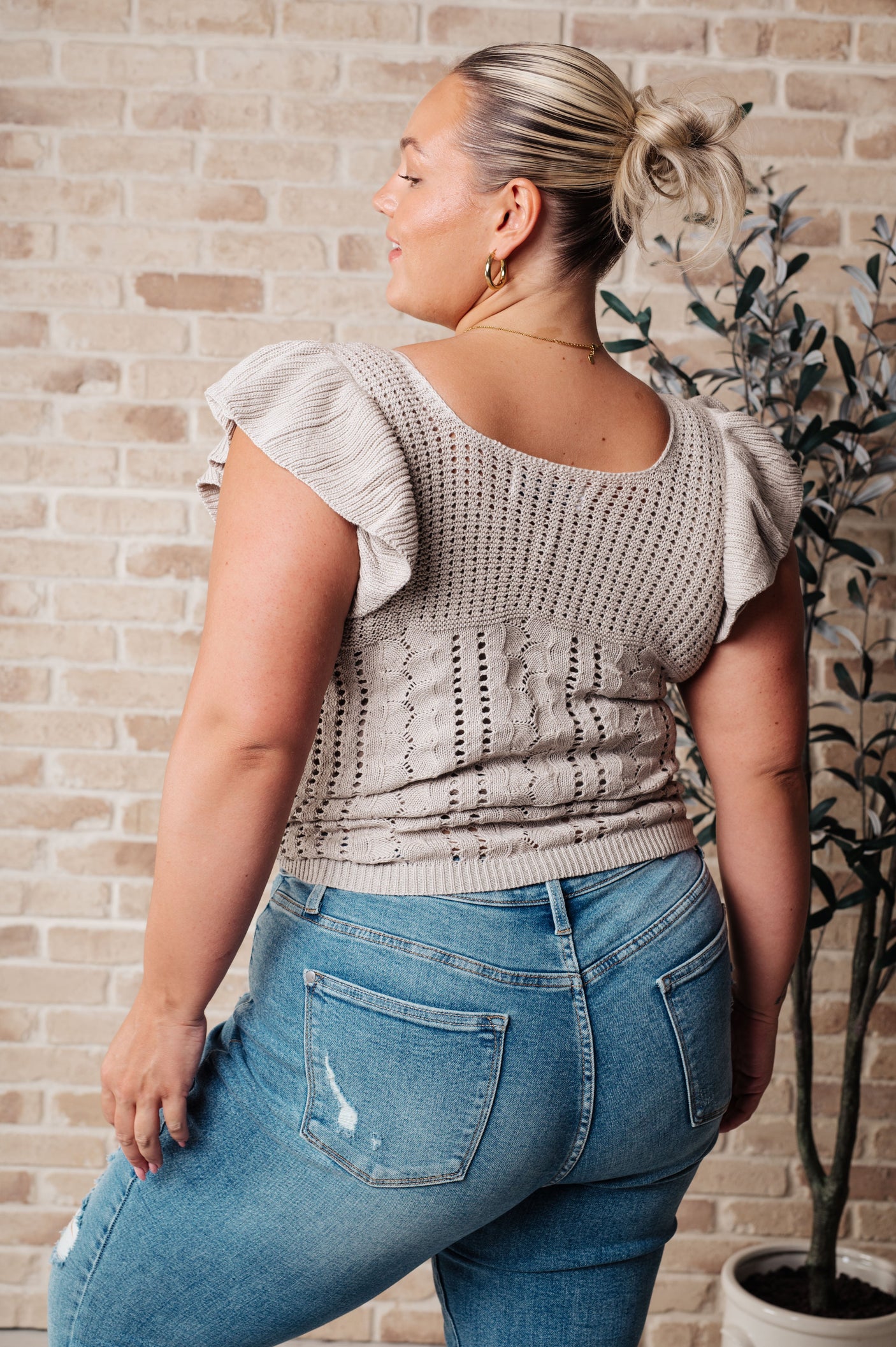 Top de punto pointelle de Nadie lo sabe