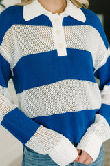 Oceanfront Stroll Button Henley