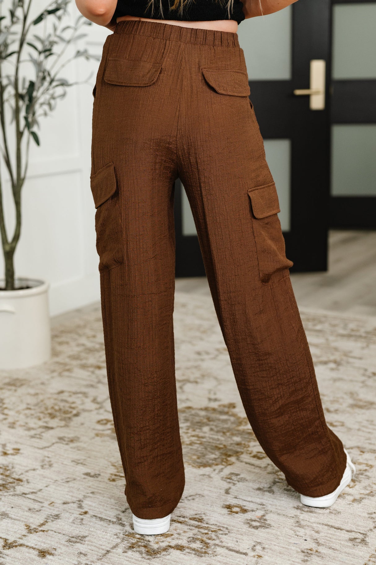 Pantalones cargo rectos Off Duty en marrón