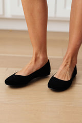 On Your Toes Ballet Flats in Black - Liarian Unlimited Boutique