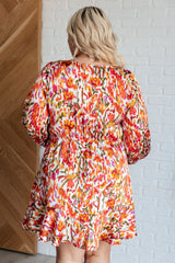 Vestido con mangas globo y cuello en V de Once Upon a Dream