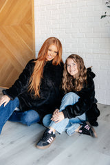 Kids Oversized Hoodie Blanket in Black - Liarian Unlimited Boutique