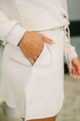 Overslept Knit Top and Skort Set