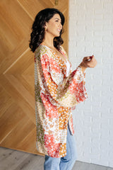Kimono floral mixto Patchwork of Feelings