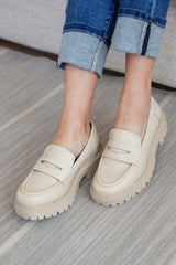 Penny For Your Thoughts Loafers in Bone - Liarian Unlimited Boutique