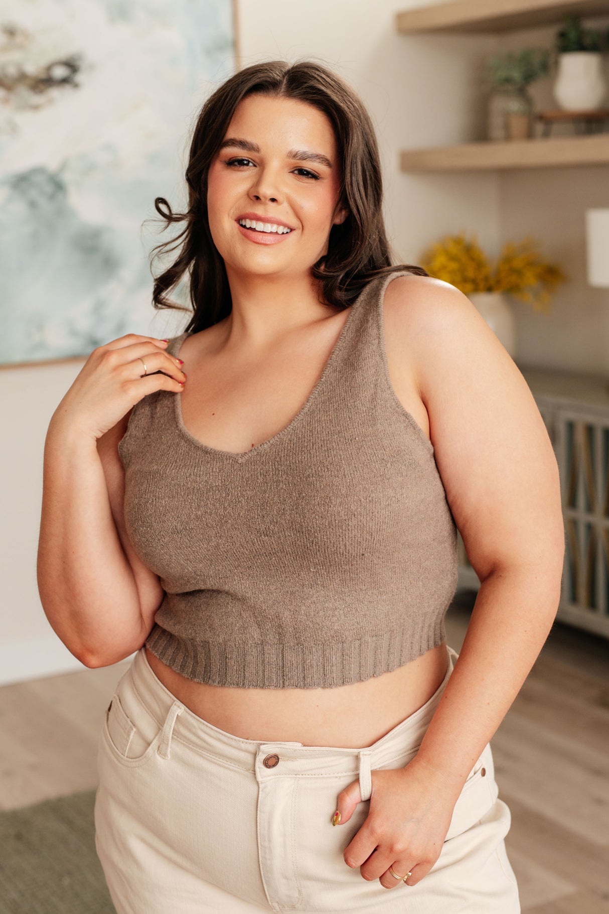 Perfectly Resolved Sweater Tank - Liarian Unlimited Boutique