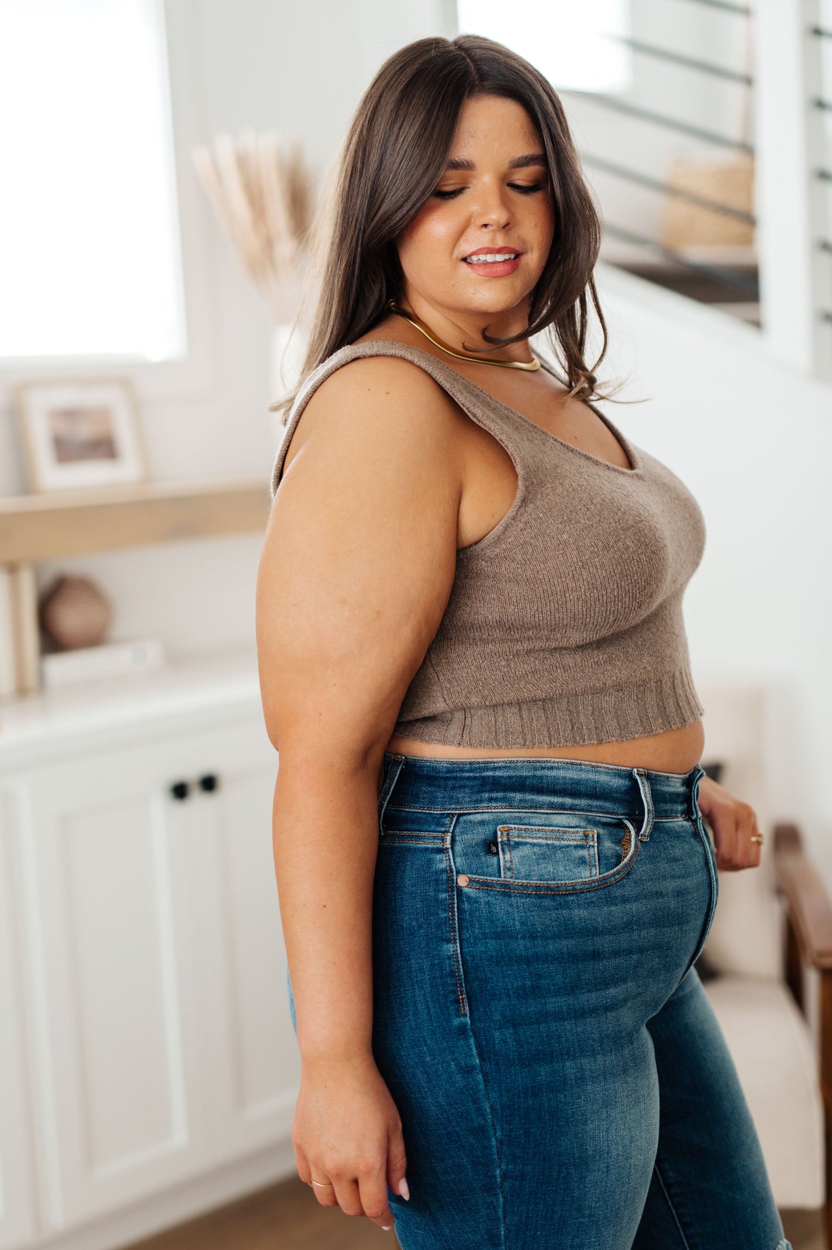 Perfectly Resolved Sweater Tank - Liarian Unlimited Boutique