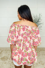 Blusa con hombros descubiertos Petal Perfect