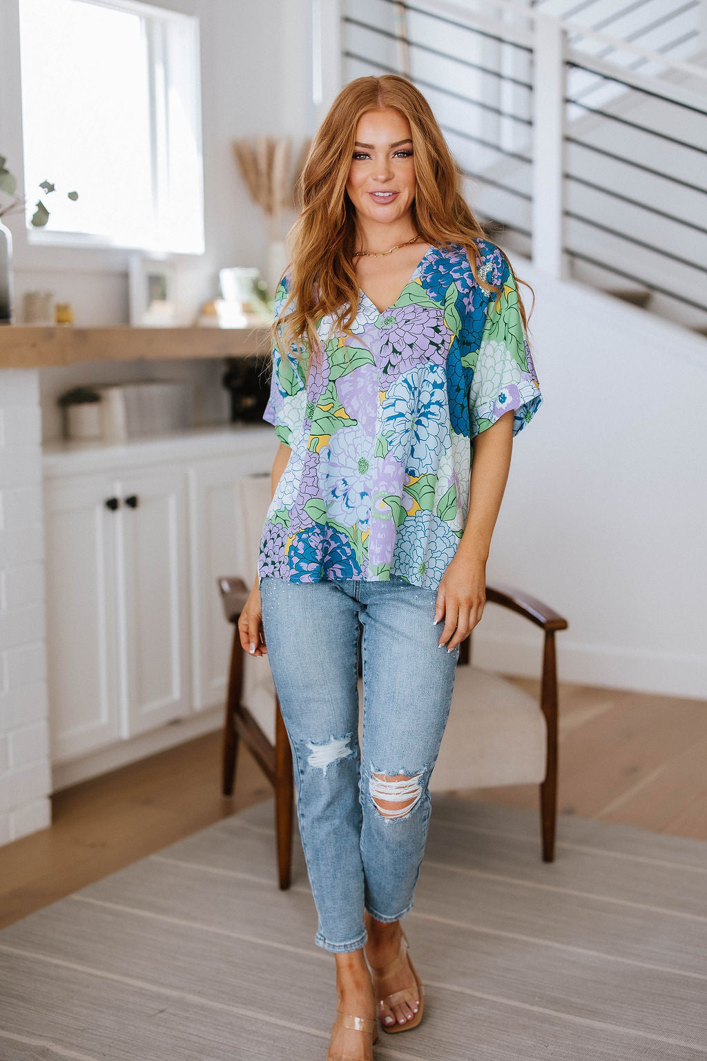 Jeans ajustados con pedrería Reese
