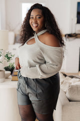 Pizza and a Movie Halter Detail Top - Liarian Unlimited Boutique