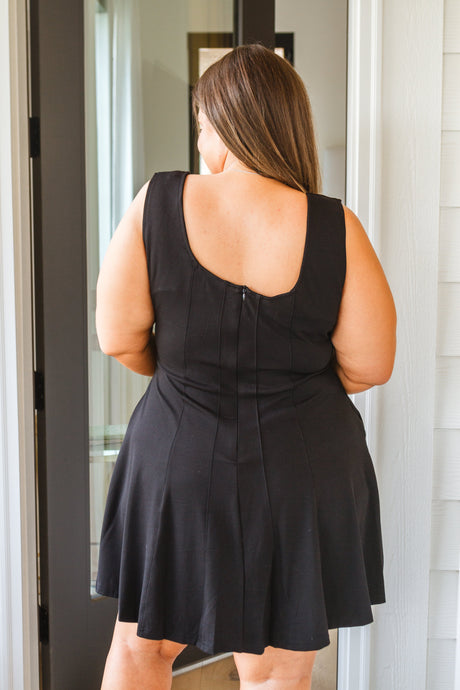 Polo Match Square Neck Dress - Liarian Unlimited Boutique