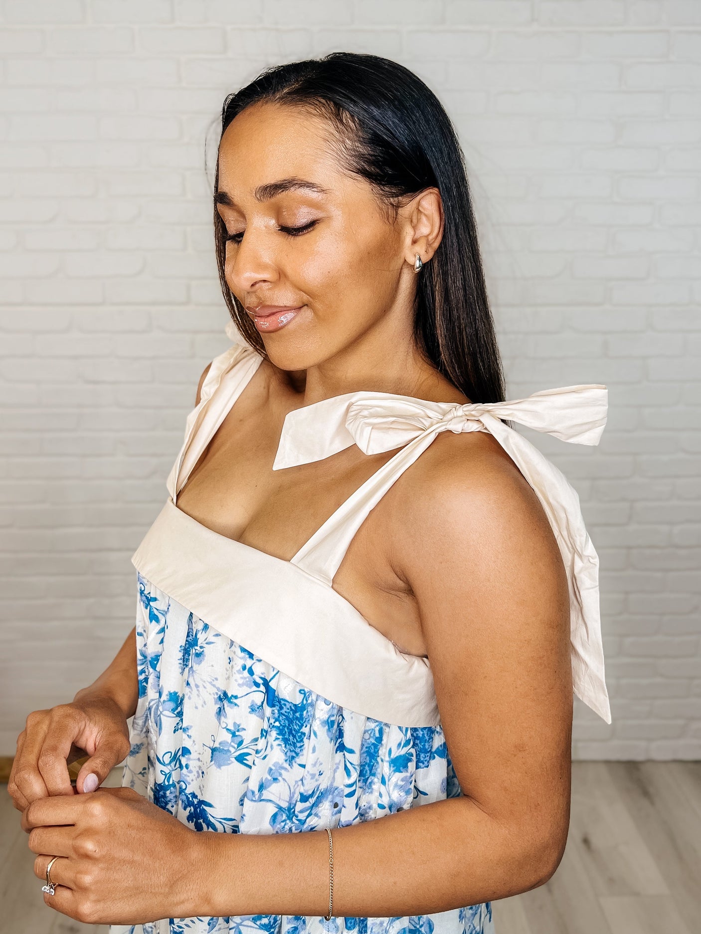 Prepara el vestido de cuello cuadrado Yacht