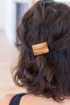 Rectangle Cuff Hair Tie Elastic in Amber - Liarian Unlimited Boutique