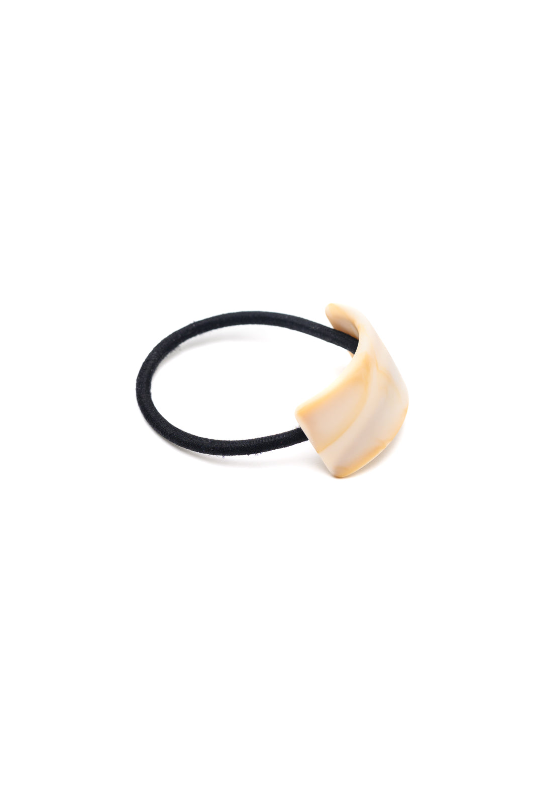Rectangle Cuff Hair Tie Elastic in Ivory - Liarian Unlimited Boutique
