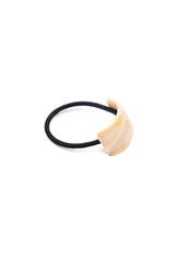 Rectangle Cuff Hair Tie Elastic in Ivory - Liarian Unlimited Boutique