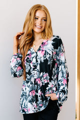 Rendered Rendition V-Neck Top - Liarian Unlimited Boutique