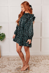 Right As Rain Ruffle Detail Dress - Liarian Unlimited Boutique