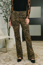 Roxy High Waist Bootcut Leopard Print