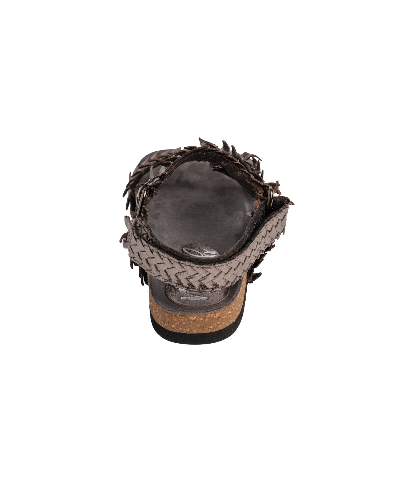 Sandalia tejida River Dance en peltre