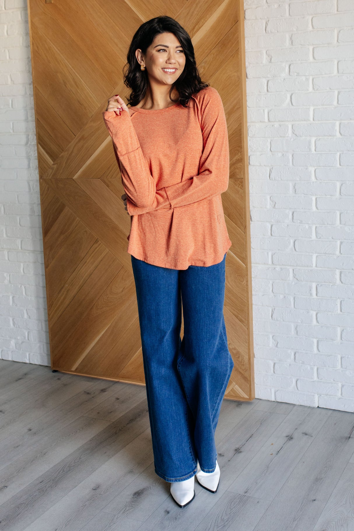 Blusa de manga larga con encanto rústico