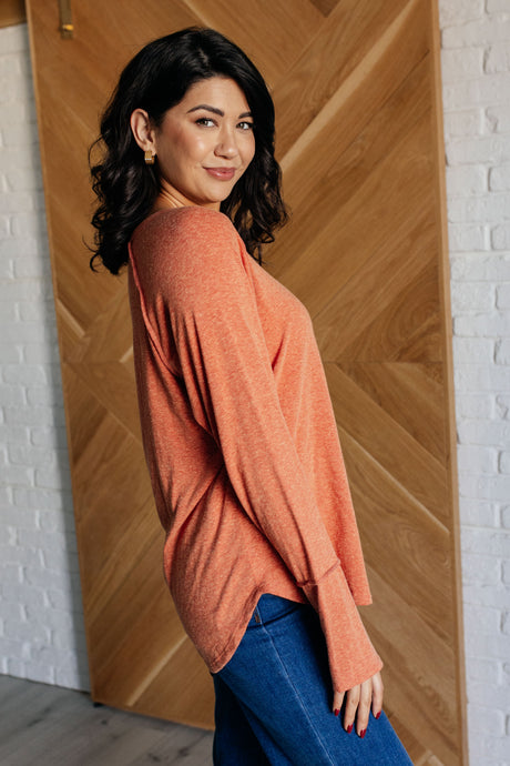 Blusa de manga larga con encanto rústico