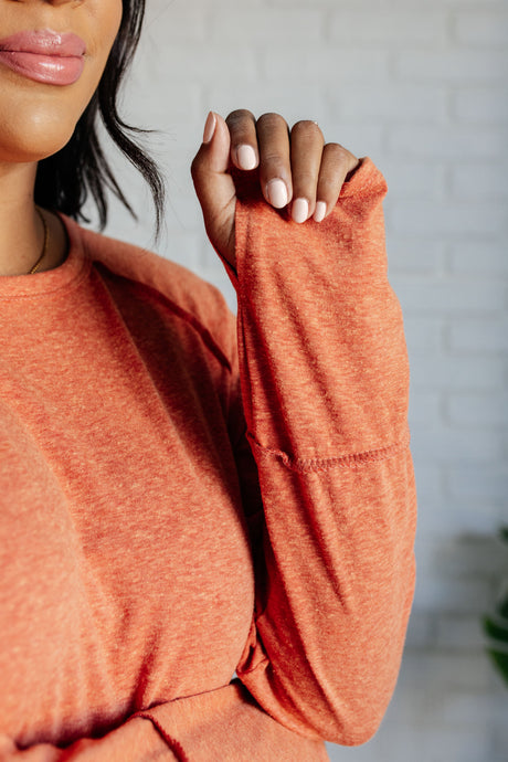 Blusa de manga larga con encanto rústico