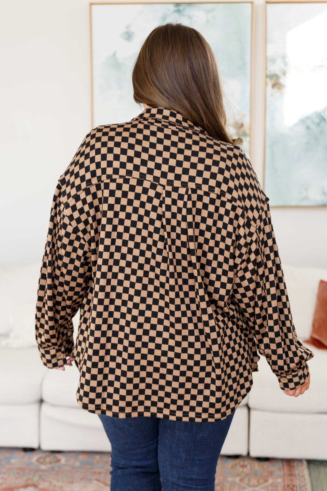 Chaqueta a cuadros Safe Secrets