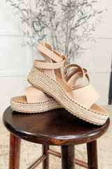 Sandalias de plataforma Sandy Heights en color rubor