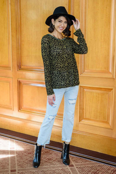 Sass Of It All Animal Print Top - Liarian Unlimited Boutique