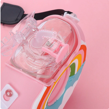 Portable Rainbow Donut Water Bottle - Liarian Unlimited Boutique