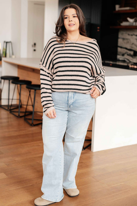 Self Assured Striped Sweater