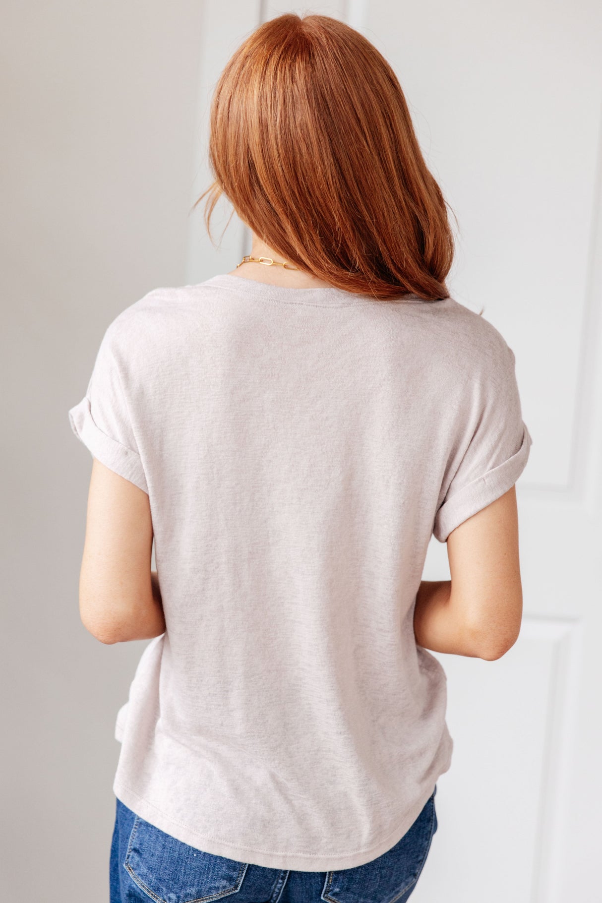 Camiseta "Egoístamente Mía" en color topo