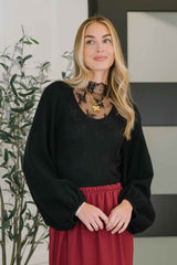 Short But Sweet Shrug in Black