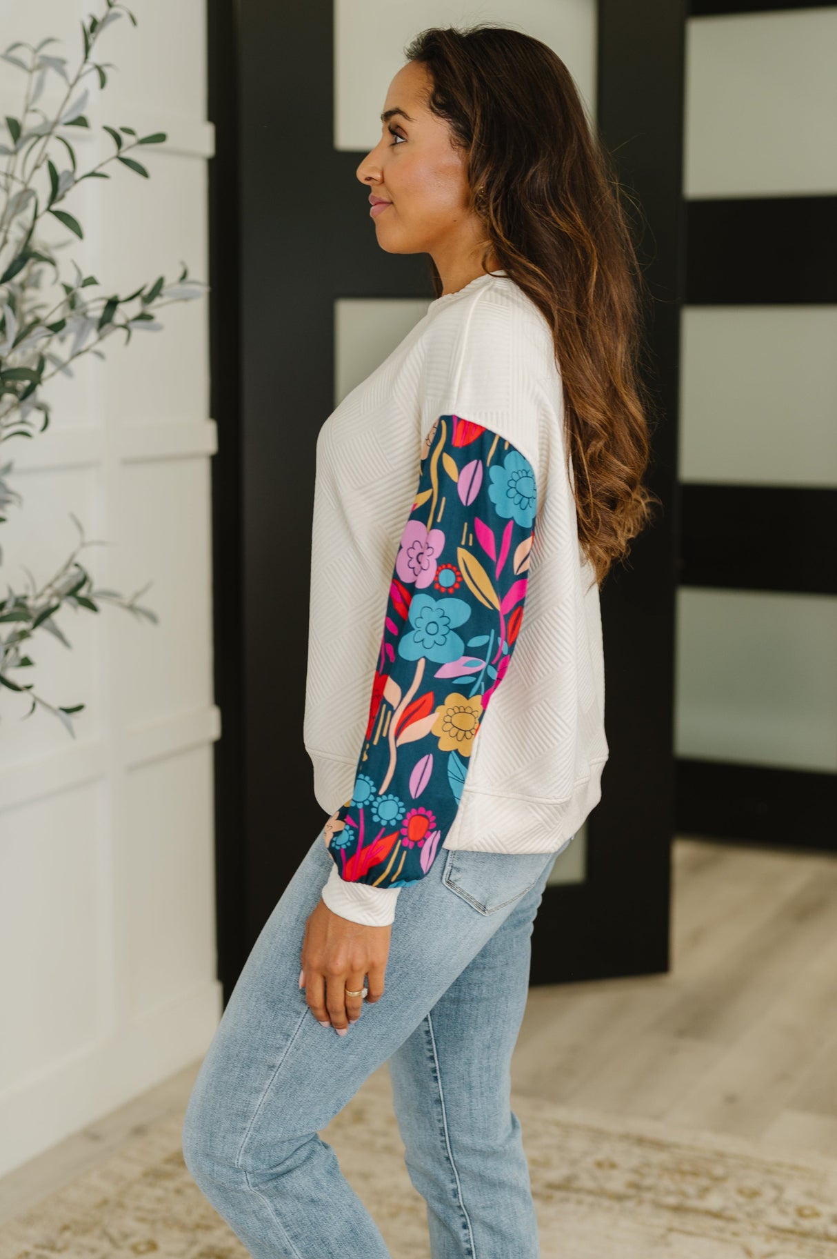 Blusa con mangas florales Sing a Melody