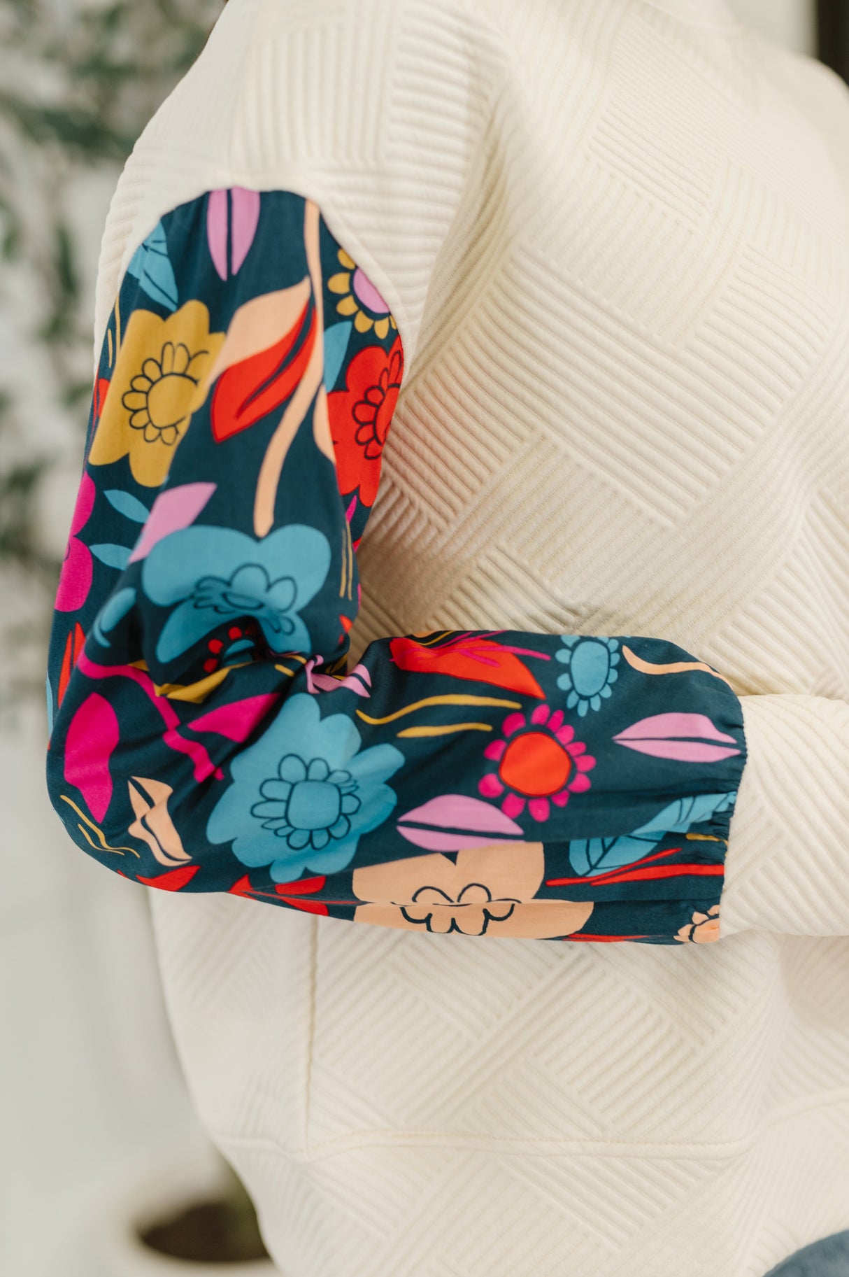 Blusa con mangas florales Sing a Melody